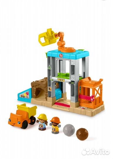 Набор игр Fisher Price Little People Стройка HCJ64