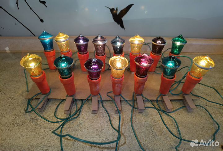 Электрогирлянда Новогодняя Московский фонарик СССР