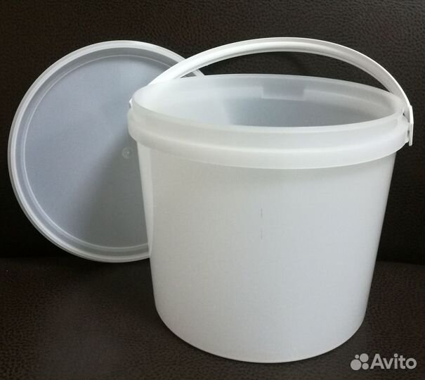 Ведра пластиковые с крышкой 12 литров