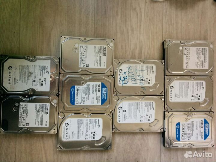 Жесткие диски 160/250/320/500/1000 Гб SATA 2,5/3,5
