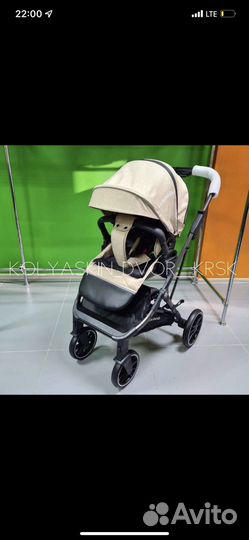 Коляска детская 2 в 1 luxmom с реверсивным блоком