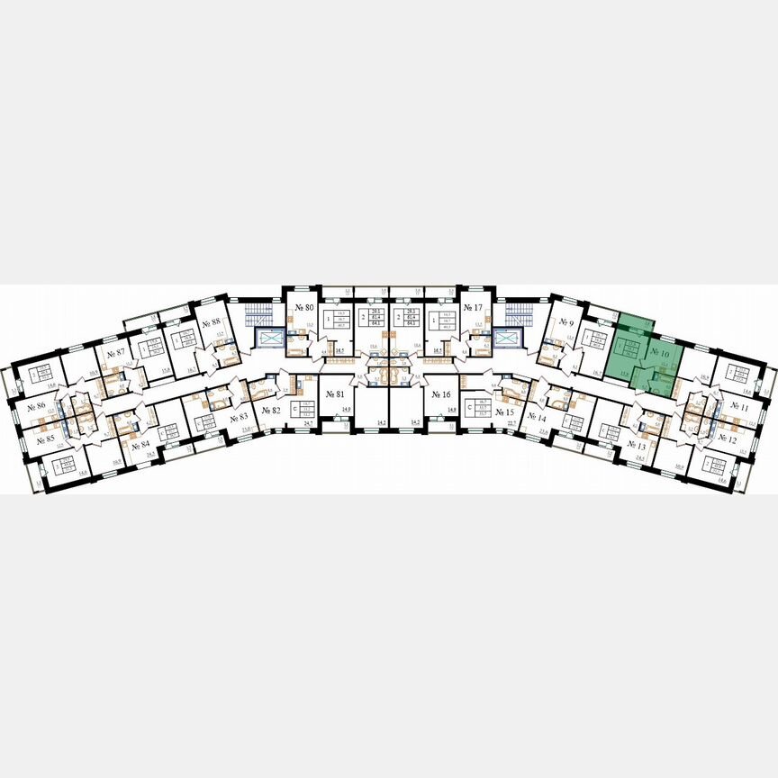 1-к. квартира, 36,2 м², 2/8 эт.