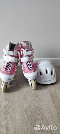Детские ролики и защита 32 35