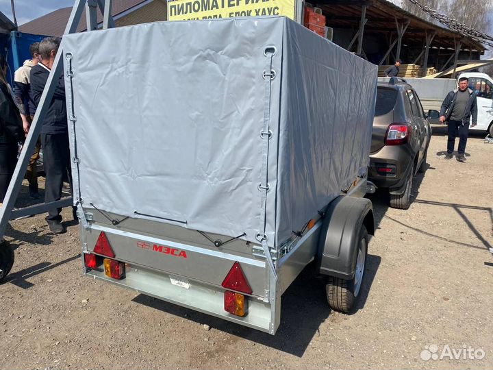 Прицеп 00.002 с тентом 108см.для перевозки техники