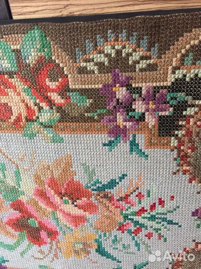 Настенное панно ручная вышивка «крестиком»