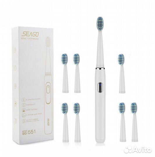 Электрическая Зубная Щетка seago SG-551 (Новые)