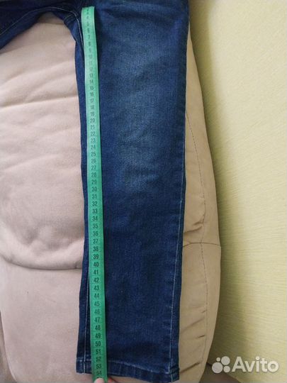 Комбинезон джинсовый 122 см шорты