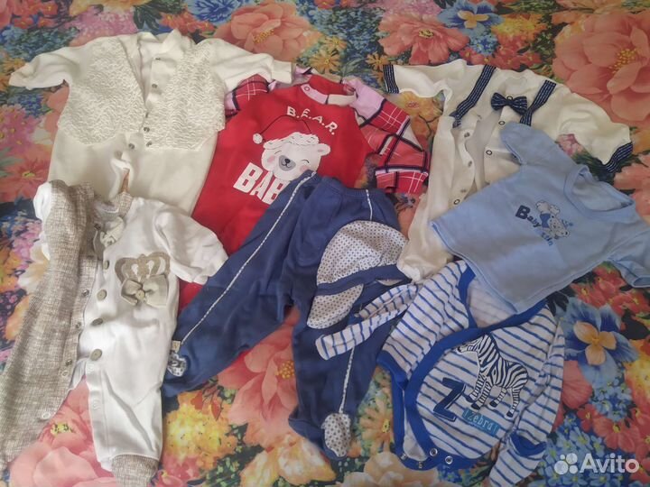 Вещи для мальчика от 0 до 1 года