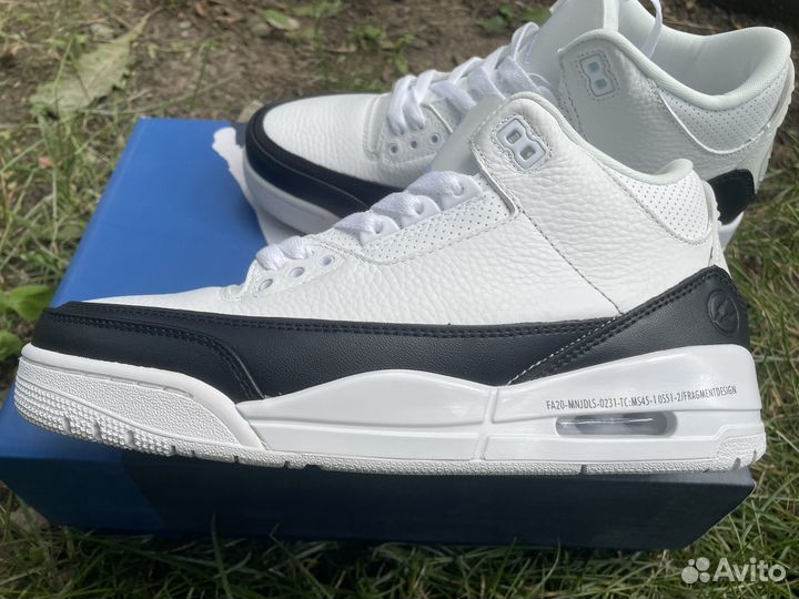 AIR jordan 3 retro SP x fragment design white