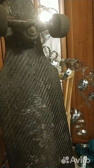 Дека лонгборда из карбона