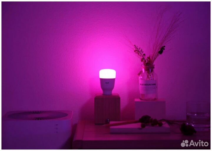 Лампа Bluetooth RGB белая/ цветная