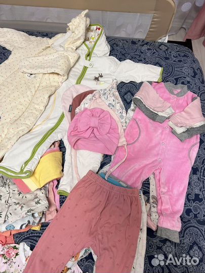 Пакет вещей на девочку 74-80 размер