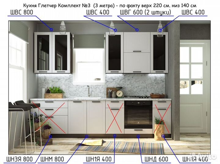 Кухня Глетчер