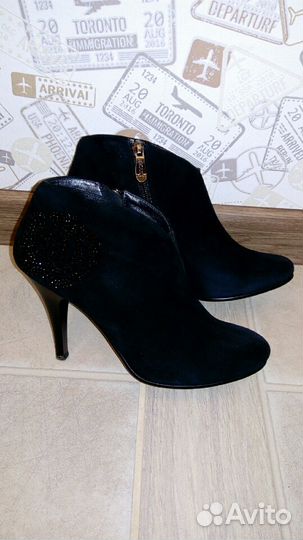 Ботильоны велюр р.35
