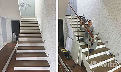 Перила из нержавейки для лестницы