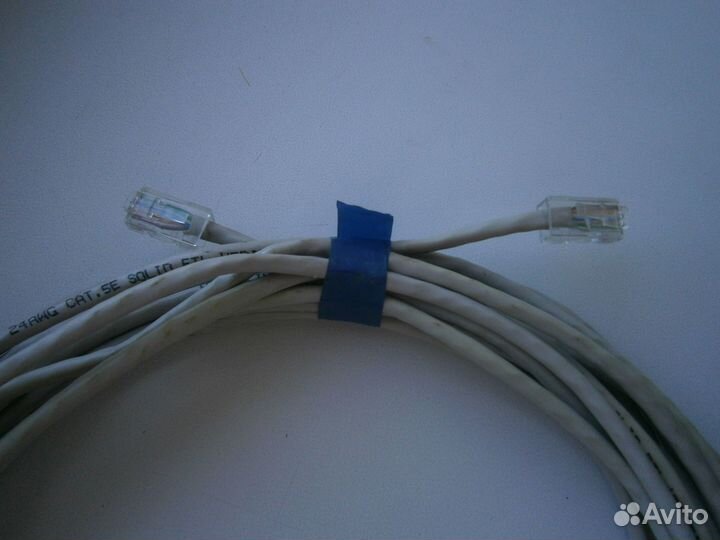 Интернет кабель10 м Патч корд UTP 5e