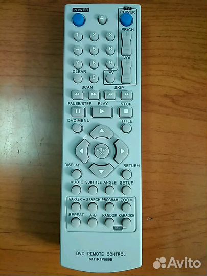 Пульт LG 6711R1P089B для DVD с караоке