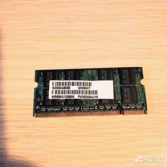 Оперативная память ddr2 для ноутбука 1 Гб