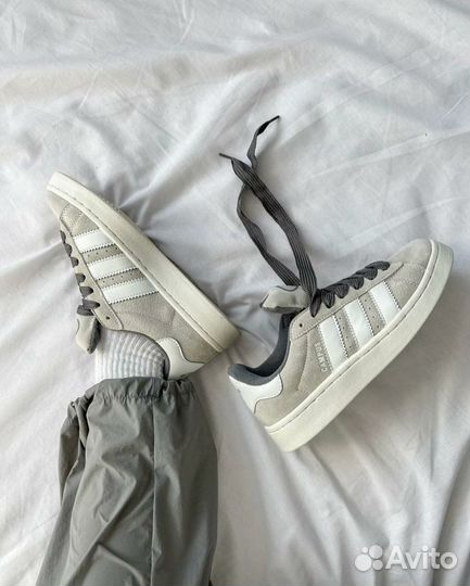 Кроссовки Adidas Campus 36-41 черн/сер