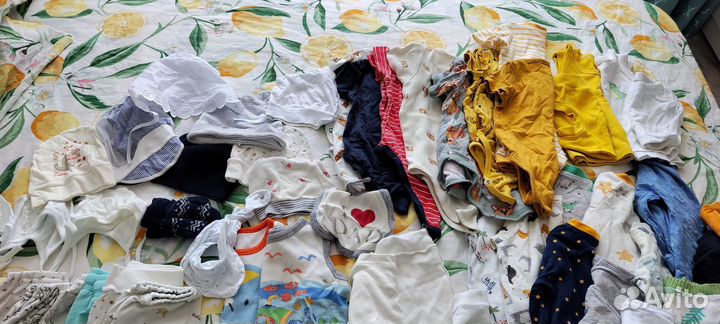 Детские вещи пакетом с рождения