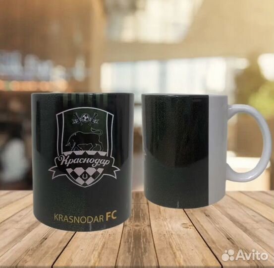 Кружка с принтом футбольного клуба