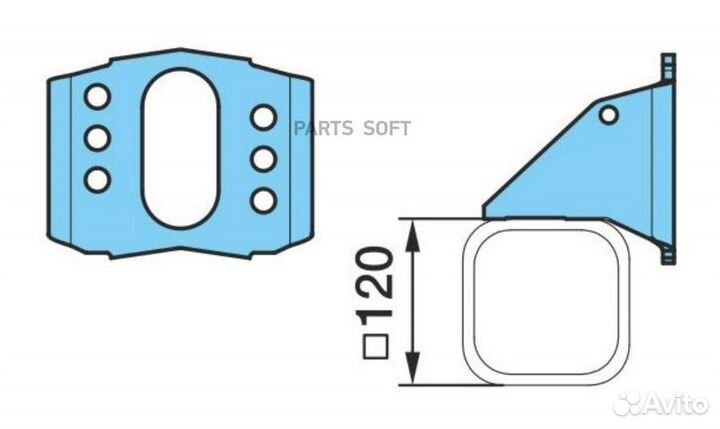BPW 0318235840 03.182.35.84.0 кронштейн тормозной