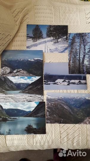 Фото Fujifilm Горное озеро Горы Русская зима 20*30