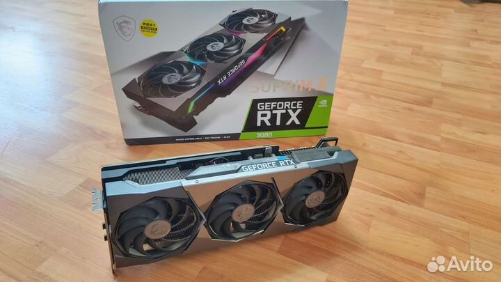 Видеокарта rtx 3080. msi suprim X