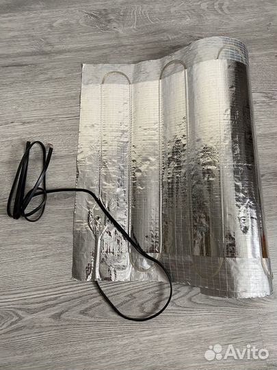 Электрический тёплый пол фольгамат под ламинат