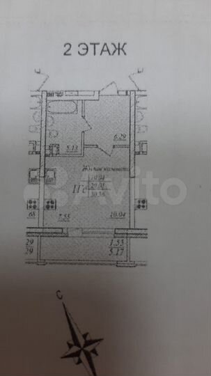 Квартира-студия, 29,1 м², 2/19 эт.