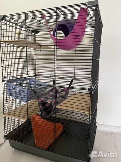 Клетка для грызунов и переноска