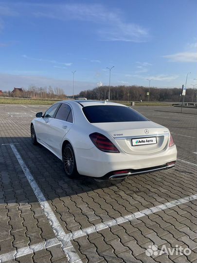 Mercedes-Benz S-класс 4.0 AT, 2017, 172 000 км