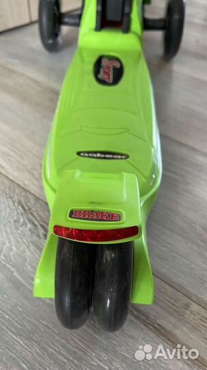 Самокат детский трехколесный светящиеся колеса