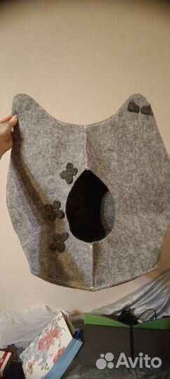 Домик для кошки, шампунь, лопатки