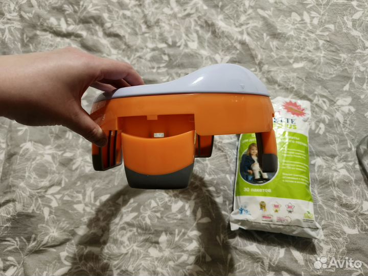 Складной дорожный горшок roxy kids и пакеты