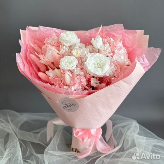 Букет из стабилизированных цветов