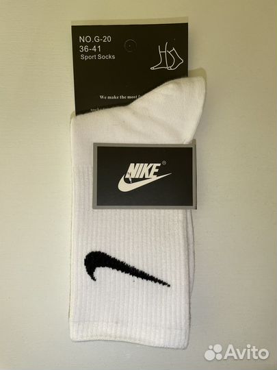 Носки nike высокие