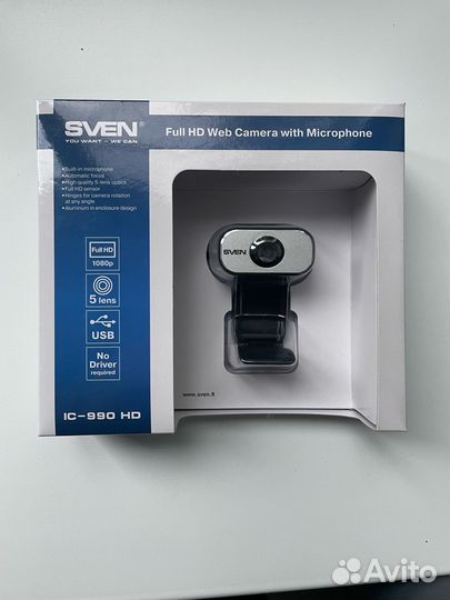 Веб-камера sven IC-990 HD Новый