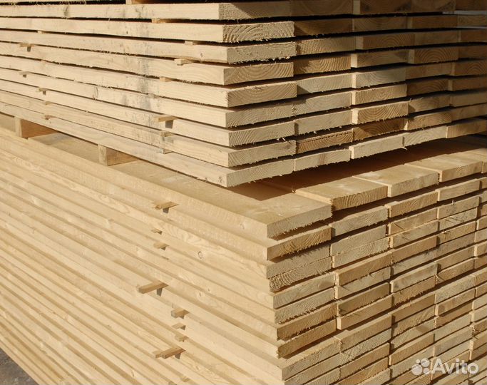 Доска сухая строганная