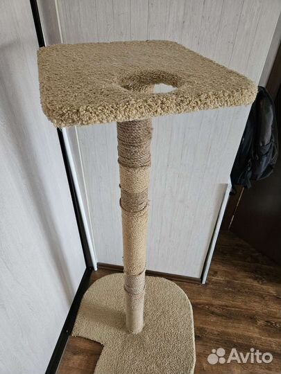 Когтеточка столб для кошек высокая