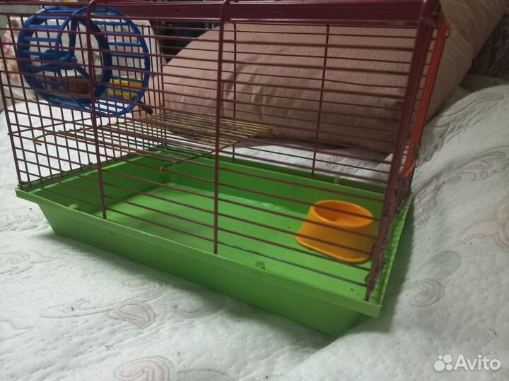Клетка для грызунов двух этажная