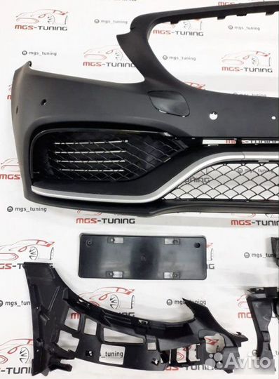 Бампер в стиле C63 AMG на C-Class W205 13-18