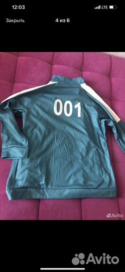 Спортивный костюм из сериала «Игра в кальмара»