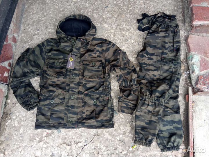 Горка коричневый камуфляж весна-осень