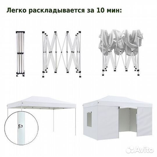 Шатер быстросборный 3х4,5