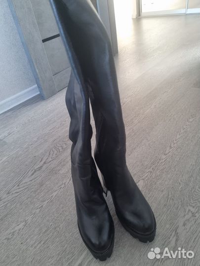 Сапоги-ботфорты новые с биркой