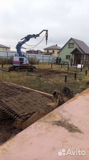 Монтаж винтовых свай