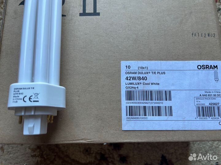Лампа люминисцентная 42 и 26