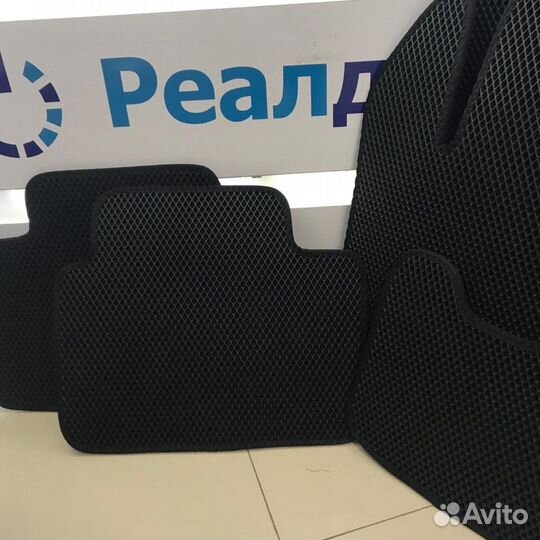Коврики ева eva эва Toyota Land Cruzer чёрный кант