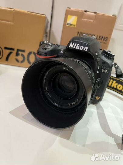 Фотоаппарат Nikon D750 + Nikon 50mm 1.8